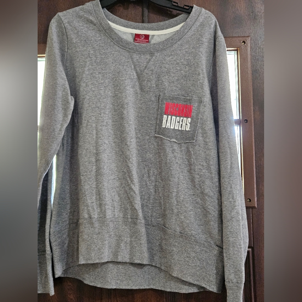 Gray Wisconsin Badgers Sweatshirt